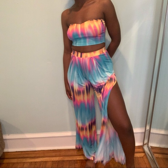 2 piece wide leg set - Picture 3 of 4